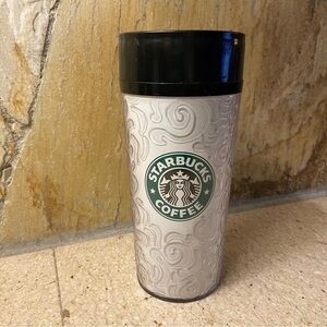 Starbucks 1998 RARE Swirls ThermoServ Travel Tumbler
Black Siren Logo